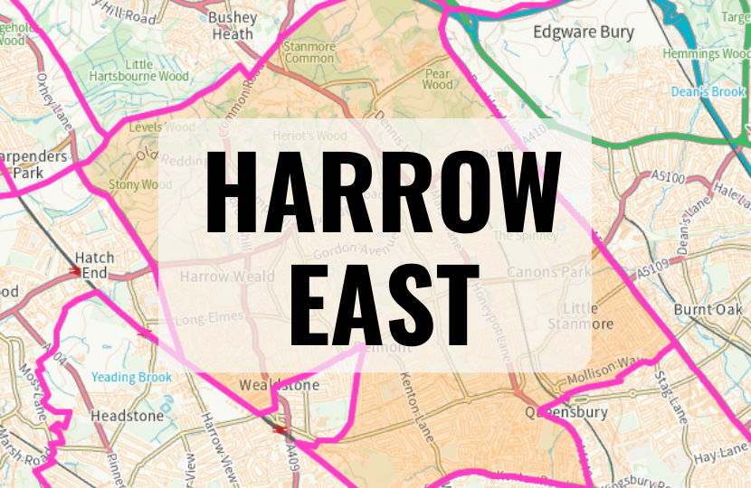 Harrow East Map