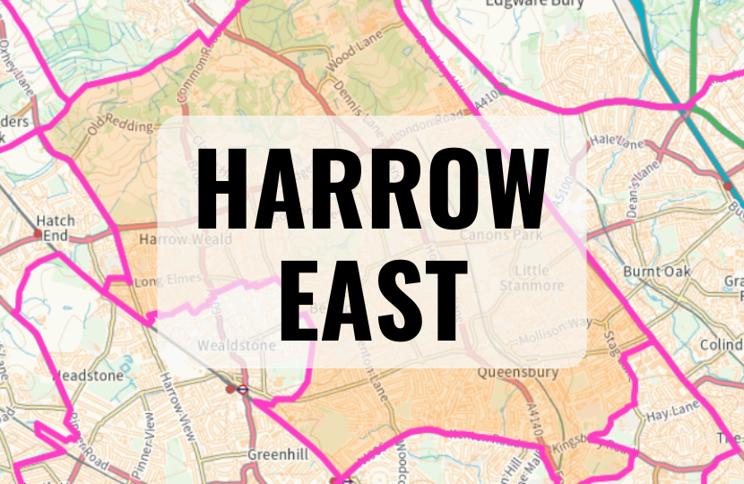 Harrow East map