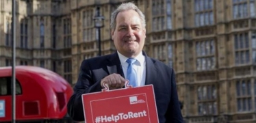 Bob supporting the Help to Rent campaign 