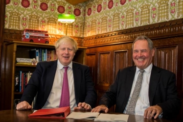 Bob Blackman with Boris Johnson